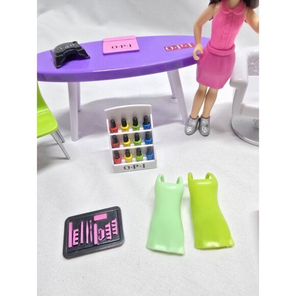 MiWorld Mi World OPI Nail Salon Mini World Playset Parts And Doll - Picture 3 of 14